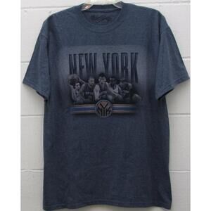Mens New York Knicks Tee Team T Shirt Navy Blue Size L Large New No Tags